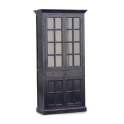 Vitrina Provenzal en Negro 4 Puertas Serie Tricoans Vitrina Provenzal en Negro 4 Puertas Serie Tricoans