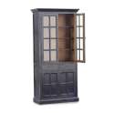 Vitrina Provenzal en Negro 4 Puertas Serie Tricoans Vitrina Provenzal en Negro 4 Puertas Serie Tricoans