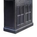 Vitrina Provenzal en Negro 4 Puertas Serie Tricoans Vitrina Provenzal en Negro 4 Puertas Serie Tricoans