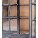Vitrina Provenzal en Negro 4 Puertas Serie Tricoans Vitrina Provenzal en Negro 4 Puertas Serie Tricoans
