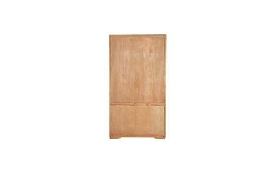 Vitrina Rustica 2 Puertas Cristal y 6 Cajones - Serie Apelby