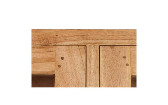 Vitrina Rustica 2 Puertas Cristal y 6 Cajones - Serie Apelby
