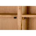 Vitrina Rustica 2 Puertas Cristal y 6 Cajones - Serie Apelby