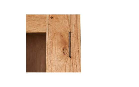 Vitrina Rustica 2 Puertas Cristal y 6 Cajones - Serie Apelby