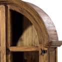 Vitrina Rustica Clasica 4 Puertas 2 Cajones Madera Maciza