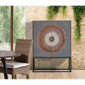 Vitrina Salon 2 Puertas Madera Decorada Etnica Wood Mandala