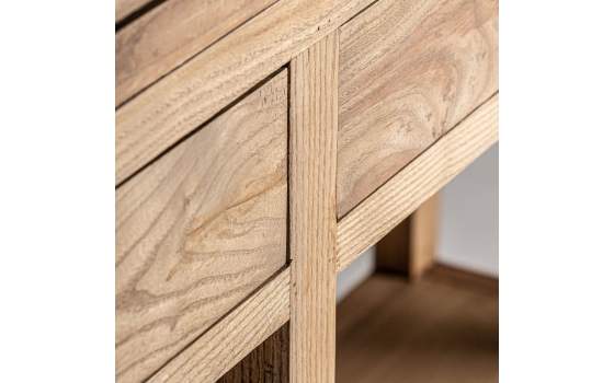 Vitrina Salon Provenzal 4 Puertas 4 Cajones Serie Mawgan