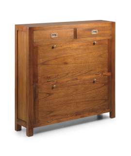 Zapatero Colonial Star 2 Puertas Abatibles 2 Cajones