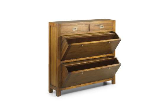 Zapatero Colonial Star 2 Puertas Abatibles 2 Cajones