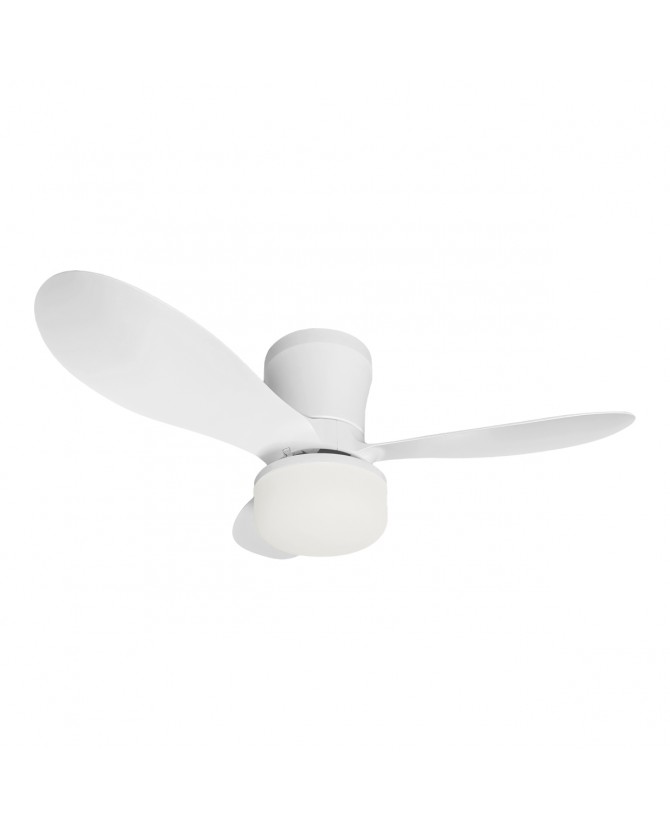 Ventilador de Techo 3 Palas Led Blanco Serie Bris Ventilador de Techo 3 Palas Led Blanco Serie Bris