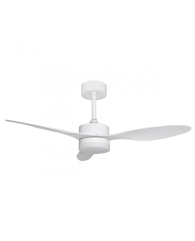 Ventilador Techo 3 Palas 106 cm Blanco Luz Serie Valcano Ventilador Techo 3 Palas 106 cm Blanco Luz Serie Valcano