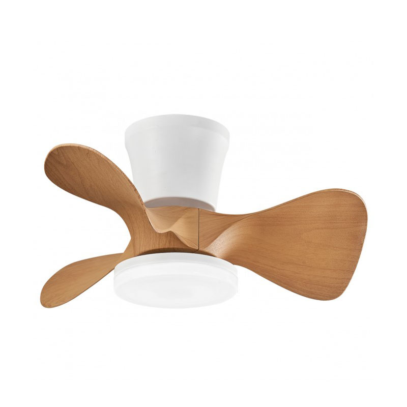 Ventilador Techo 3 Palas 56 cm Blanco Madera Serie Siux Ventilador Techo 3 Palas 56 cm Blanco Madera Serie Siux