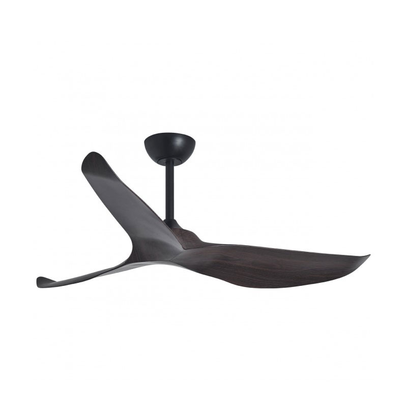 Ventilador Techo de 132 Negro Madera Oscura Serie Garden