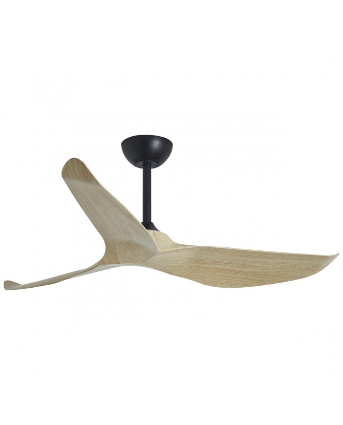 Ventilador Techo Grande de 132 Negro Madera Serie Garden