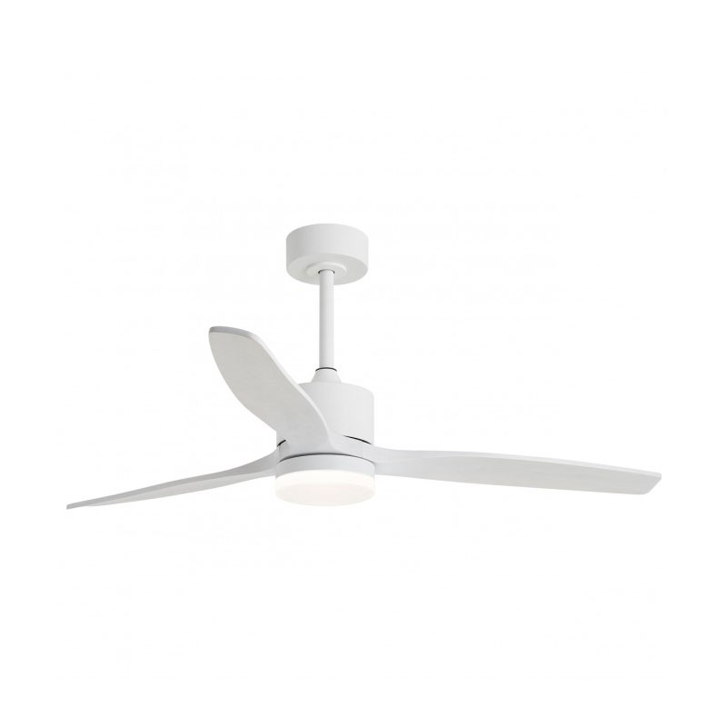 Ventilador Techo Lampara Blanco Serie Madeira