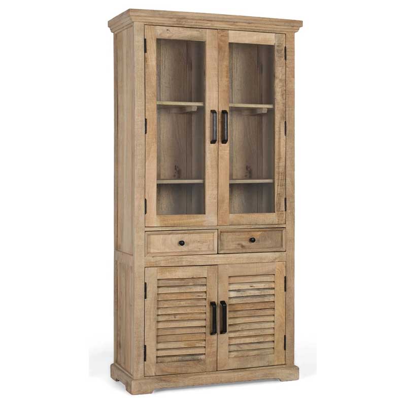 Vitrina 4 Puertas Contemporanea Mango Macizo Serie Ardisna Vitrina 4 Puertas Contemporanea Mango Macizo Serie Ardisna