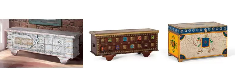 Baúles Chinos de Ensueño: Arte Oriental para tu Decoración, arcones colores