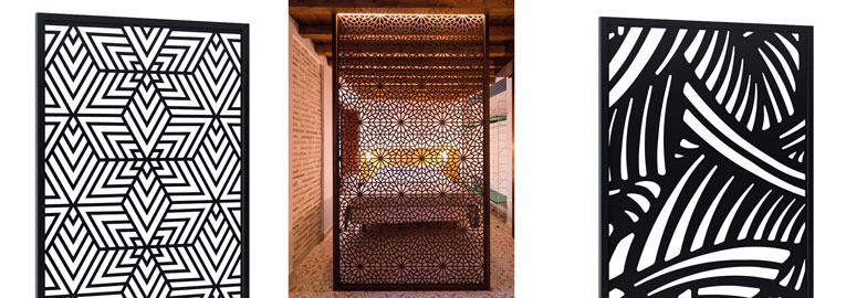 Diseños Contemporáneos en Celosías Metálicas para Interiores y Exteriores