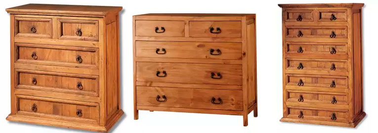Comodas rusticas estilo mexicano, comodas grandes maderas macizas, comoda dormitorio rustico