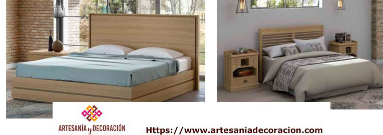 Muebles dormitorios en madera de roble diseños actuales