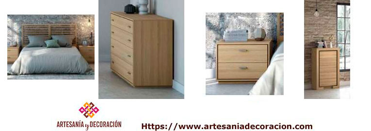 Muebles para el dormitorio en madera de roble diseños actuales de alta calidad