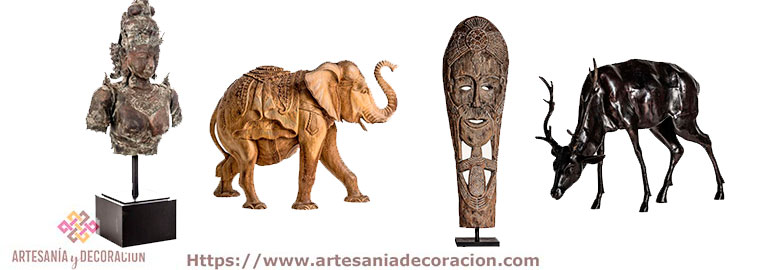figuras, esculturas y tallas para decoracion de interiores y jardines en madera metal y cemento, disponemos de budas, elefantes y estatuas orientales