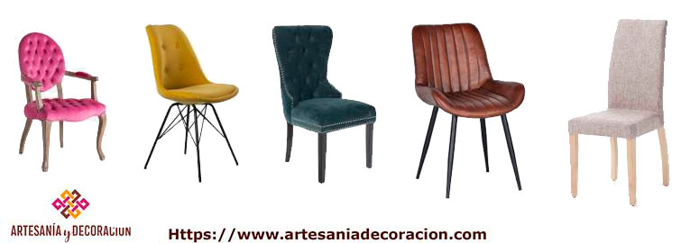 sillas y sillones tapizados estilos clasicos y modernos acabados en diferentes telas y colores