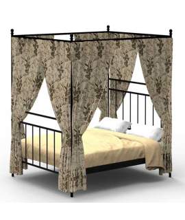 Cama de Forja Con Dosel Eva Cama de Forja Con Dosel Eva