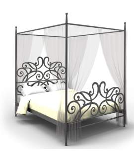 Cama de Forja Con Dosel Medea Cama de Forja Con Dosel Medea