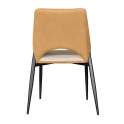 4 Sillas Comedor Diseño Moderno Bicolor Beige Mostaza Adiska 4 Sillas Comedor Diseño Moderno Bicolor Beige Mostaza Adiska