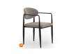 4 Sillones Comedor Acero Diseño Moderno Tapizado Gris Allard 4 Sillones Comedor Acero Diseño Moderno Tapizado Gris Allard