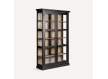Alacena 2 Puertas Acristaladas 5 Estantes Negra Madera Avyhne Alacena 2 Puertas Acristaladas 5 Estantes Negra Madera Avyhne
