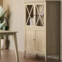 Alacena Vitrina Provenzal 4 Puertas Baja Serie Adismu Alacena Vitrina Provenzal 4 Puertas Baja Serie Adismu