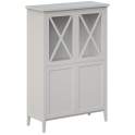 Alacena Vitrina Provenzal 4 Puertas Baja Serie Adismu Alacena Vitrina Provenzal 4 Puertas Baja Serie Adismu