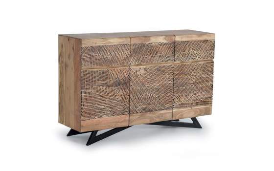 Aparador 3 Puertas 3 Cajones Tallados Decorados Serie Alvird Aparador 3 Puertas 3 Cajones Tallados Decorados Serie Alvird