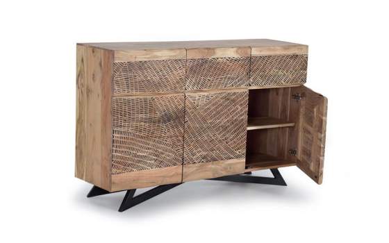 Aparador 3 Puertas 3 Cajones Tallados Decorados Serie Alvird Aparador 3 Puertas 3 Cajones Tallados Decorados Serie Alvird