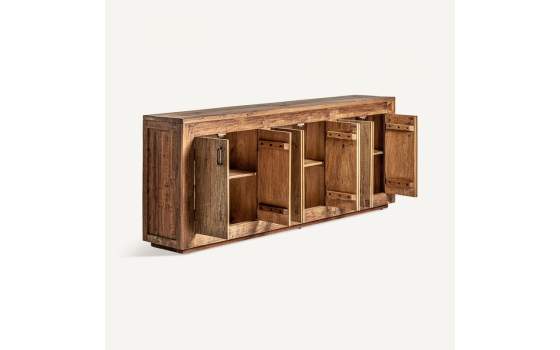 Aparador 4 Puertas Diseño Rustico Contemporaneo Backlyn Aparador 4 Puertas Diseño Rustico Contemporaneo Backlyn