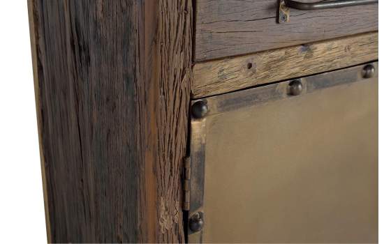 Aparador Buffet  Industrial Madera Reciclada Metal Sunderlan Aparador Buffet  Industrial Madera Reciclada Metal Sunderlan