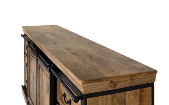 Aparador Grande Estilo Industrial  6 Cajones 2 Puertas Albedin Aparador Grande Estilo Industrial  6 Cajones 2 Puertas Albedin