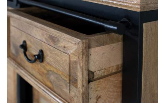 Aparador Grande Estilo Industrial  6 Cajones 2 Puertas Albedin Aparador Grande Estilo Industrial  6 Cajones 2 Puertas Albedin