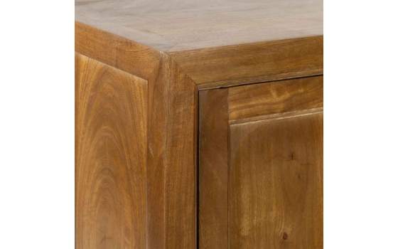 Aparador Recibidor 4 Puertas y Estante Madera Maciza Albre Aparador Recibidor 4 Puertas y Estante Madera Maciza Albre