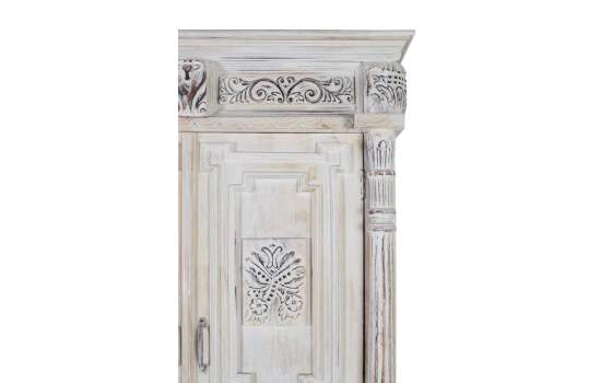 Armario Boda Tallado Oriental Blanco Decape 2 Puertas Aorien Armario Boda Tallado Oriental Blanco Decape 2 Puertas Aorien