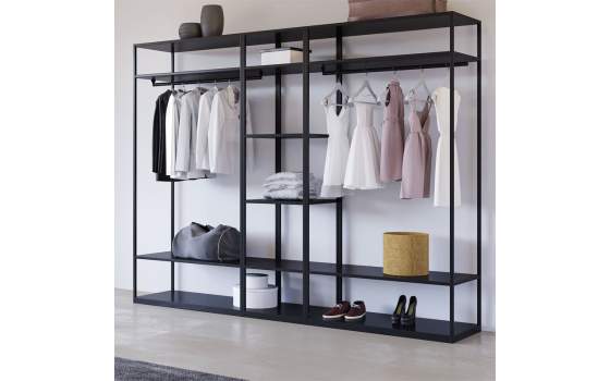 Armario Doble y Estanteria Acero Industrial de 250 cm Paladio Armario Doble y Estanteria Acero Industrial de 250 cm Paladio