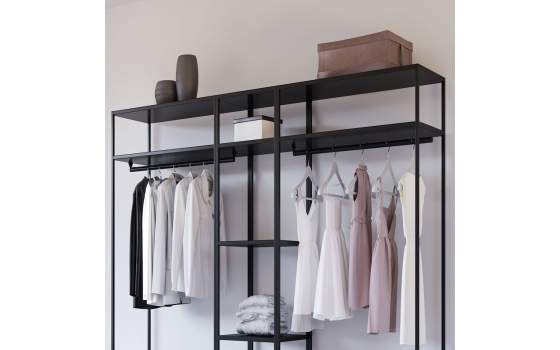 Armario Doble y Estanteria Acero Industrial de 250 cm Paladio Armario Doble y Estanteria Acero Industrial de 250 cm Paladio