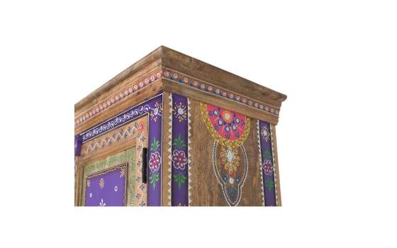 Armario Oriental 2 Puertas Madera Maciza Decorado Arisves Armario Oriental 2 Puertas Madera Maciza Decorado Arisves