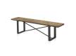 Banco Estilo Industrial Tablas Recicladas y Acero Natens Banco Estilo Industrial Tablas Recicladas y Acero Natens