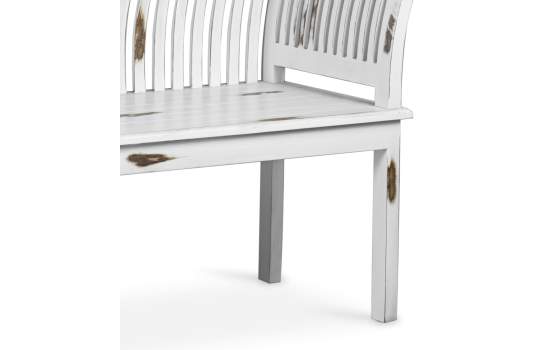 Banco Recibidor 2 Plazas Blanco Decape Serie Kartini Banco Recibidor 2 Plazas Blanco Decape Serie Kartini