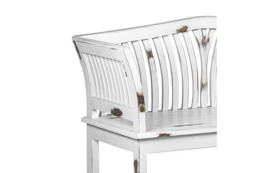 Banco Recibidor 2 Plazas Blanco Decape Serie Kartini Banco Recibidor 2 Plazas Blanco Decape Serie Kartini