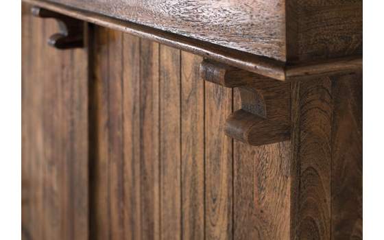 Barra Bar Rustica  Madera  Metal con Tapa de Granito Acrito Barra Bar Rustica  Madera  Metal con Tapa de Granito Acrito