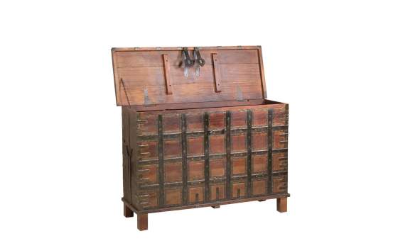 Baul Arcon Industrial Madera Reciclada y Metal Arduza Baul Arcon Industrial Madera Reciclada y Metal Arduza